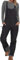 Onsoyours Damen Ski Schnee Latzhose Skihose Wasserdicht Wanderhose Softshellhose Winter Warm Gefüttert Outdoorhose Latzhose Trägerhose Snowboardhose Skifahren Schwarz L