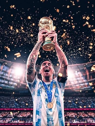 Generic Lionel Messi Poster Football Player Wall Art Picture A4