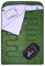 Schlafsack Outdoor: Sportneer Schlafsäcke 2 Personen Doppelschlafsack 220x150cm, 3.5kg mit 2 Kissen, Vier Doppel Zippern, Erwachsene Deckenschlafsack für Familie, Grün