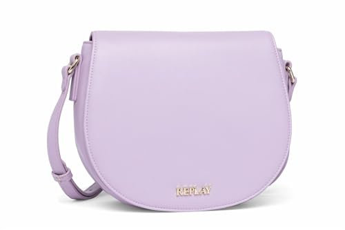Replay Damen Schultertasche aus Kunstleder, Violett (Wisteria 360), Onesize