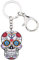 NEWEI Acryl Halloween Horror Schädel Zombie Schlüsselanhänger Voodoo Puppe Anhänger Schmuck für Frauen Mädchen Handtasche Autozubehör (Halloween Zuckerschädel I)