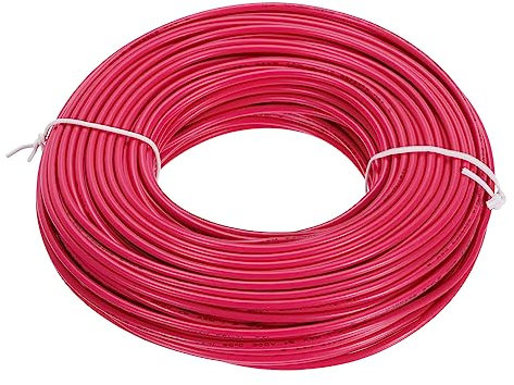sourcing map 16AWG Stranded PVC Hookup Wire, Electrical UL1007 Tinned Copper Wire 30m/100ft Red for Internal Connecting