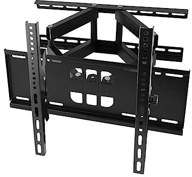 FLM SYSTEM Staffa tv, Supporto Tv, Supporto Tv Parete, Staffa Porta TV da Muro Universale - Supporto Parete con Braccio Estensibile e Inclinabile per TV 26-70 Pollici (LCD, LED, OLED, Plasma) VESA