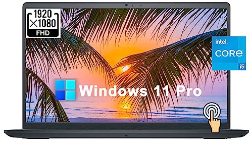 Dell Inspiron 15 3000 3520 - computadora portátil empresarial [Windows 11 Pro], visualización táctil FHD de 15.6 pulgadas, 11ª generación Intel Quad-Core i5-1135G7, 16 GB de RAM, SSD PCIe de 512 GB,