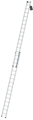 PROREGAL Sprossen-Schiebeleiter 2-teilig ohne Traverse 2x16 Sprossen | Leiter, Teleskopleiter, Trittleiter, Bockleiter, Sprossen-Doppelleiter