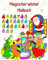 Magischer Winter Malbuch: Weihnachtsmann, wunderschöne Winter-Malvorlagen für Kinder ab 3 Jahren