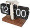 Dpofirs Flip-Schreibtischuhr, Retro-Vintage-Design, Automatische Flip-Schreibtisch-Tischuhr, Retro-Digital-Flip-Down-Uhr, Batteriebetriebene Uhr mit Internem Getriebe für Zuhause,