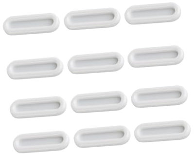 Veemoon 3sets Maniglia Per Porte Scorrevoli e Finestre Accessori Per Facile Apertura Design Leggero e Adesivo Resistente Per Porte Interne e Finestrature Colore Bianco
