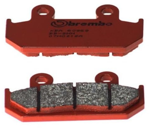 BREMBO 07HO21SA Bremsbelagsatz Bremsbeläge Vorne und Hinten Kompatibel mit HONDA MOTORCYCLES VTR