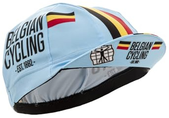 Bioracer Unisex-Radkappe Offizielles Team Belgien – Leichte Radkappe für optimalen Komfort – Blau
