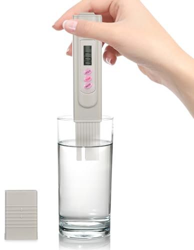 Digitales TDS-Messgerät, Digitaler Wasserqualitätstester, Wassertester, Handheld 0-9990 ppm TDS Measurement für Trinkwasser, Schwimmbad, Aquarium, Pools und Labor, Wassertester Trinkwasser