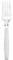 Signature Packaging - Re-usable Plastic Forks 100 Pack - Heavy Duty Party Cutlery