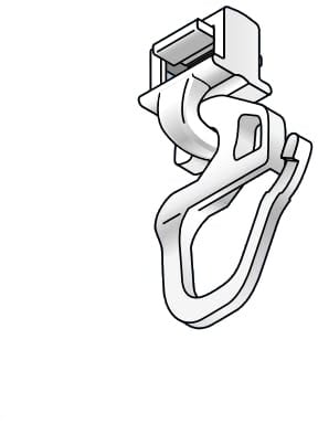 20 Stück Original Hinno HC31 Click-Gleiter Laufkanal 5,8-6,2 mm kurzer Faltenlegehaken Gardinengleiter passend für Gardinenschienen Vorhangschienen aus Aluminium