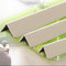 QSPNVFB Profilé en L Baguette D’Angle De Protection, PVC Cornière Protection D'angles Et Rebords, Autocollante Pare-Chocs De Meubles Profilé d'angle(Beige-A,3Pcs x L 80 x W 3.6CM)