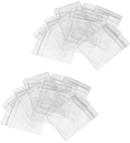 VILLFUL Transparente Schmuckbeutel Selbstverschließend 100 Stück aus Kunststoff Praktische Aufbewahrung für Perlen und Schmuck für Zuhause