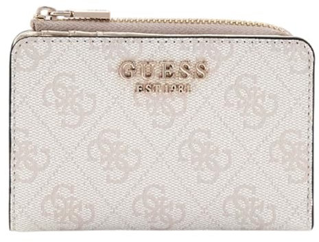 GUESS Laurel SLG Zip Around Wallet Dove Logo