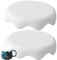 Silicone Cup Lids, 2 Pcs Multi-purpose Mug Cover Coaster Reusable Tea Coffee Cup Cover, Silicone Drink Hot Cup Lids and Cup Mat