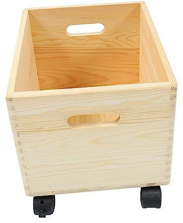 jojofuny 1stück Spielzeug Aufbewahrungsbox Aus Holz Mit Praktischer Haushaltscontainer Für Kleidung Und Alltagsgegenstände Langlebig Und Tragbar Für Kinderzimmer Und Mehr