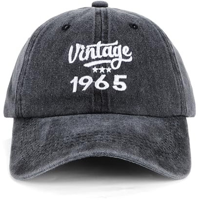 Vintage-Baseballkappe zum 50, 60, 70 und 80 Geburtstag für Männer – Geburtstagsgeschenk, coole und ungewöhnliche Ideen Kappen für Papa Onkel Opa 1945/1955/1965/1975 Geburtstagsgeschenke für Männer