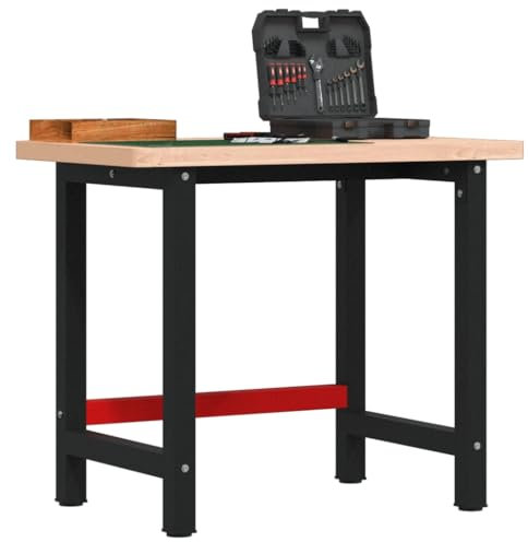 Home Garden Werkbank 100x60x83cm Massivholz Buche Rechteck