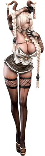 Ciyoulio Große Anime Figuren Azur Lane Owari Anime Maid Figur - Stehende Anime Szene Figur Desktop Manga Statue Geschenk Anime Skulptur Sammlerstück