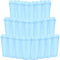 20 Pcs Reusable Coffee Cups with Lids 470 ml Plastic Tumblers Iced Coffee Cup Travel Mug for Adults and Women Kid Hot and Cold Drinks, Microwaveable (Light Blue)