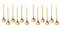 LOLPALONE 12 cucharas de acero inoxidable para expreso, cucharillas para café, postres, tartas, helados, sopas, aperitivos