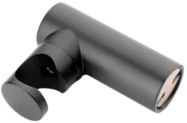 Gunmetal Shower Holder Handheld Shower Support Wall Mounted Sprayer Shower Bracket Bathroom Brass Accessories Screw Install(Gunmetal)