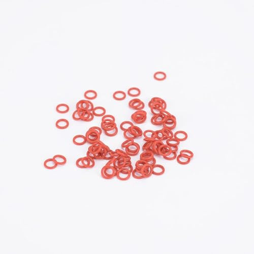 KURUGEILI Bogenschießen Anti-Rutsch Pfeil Breitkopf O-Ringe 100/200 pcs 1/4 Zoll Pfeil Spitze Gummipfeil Dichtung, Gummiring Pfeil Punkt Tülle für Jagd Schießen Ziel