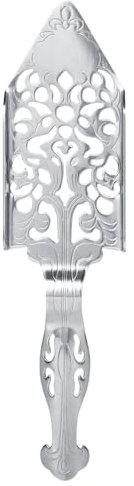 WPKD BLUEIY Cucchiaio di Assenzio,Cucchiai per Assenzio in Acciaio Inossidabile, per Cocktail Bar,Bicchieri da Cocktail,Bar,Cucina,Feste (9,5x7,5cm)