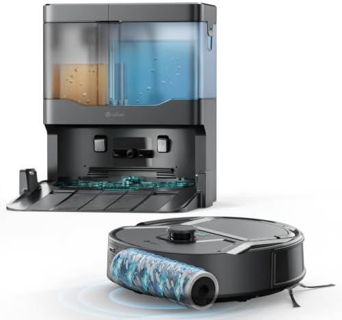 Lefant M210 PRO Omni Saugroboter mit Wischfunktion,20000 Pa | Vermeiden von Hindernissen,LiDAR Navigation,Multi-Floor Mapping,No-Go-Zone,2.4G/5G, App und Alexa