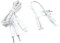 TensCare iTouch Sure und Elise Ersatzkabel-Set mit Kunststoff-Stecker (berechtigt für Mehrwertsteuer in Großbritannien)