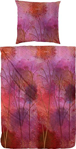 Hahn Haustextilien Thomas Flanell-Bettwäsche | 026 pink - 135 x 200