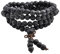 QGEM Schmuck Healing 108 Perlen Buddha-Armband Unisex Wickelarmband Buddhistische Tibetische Gebetskette Yoga Buddha Mala Kette Halskette 6mm/8mm Edelsteinkugel