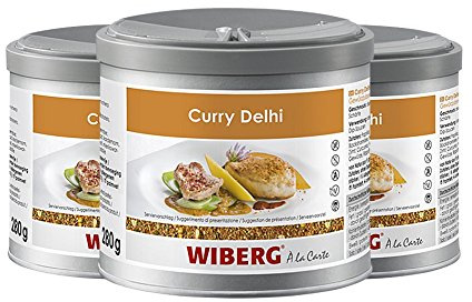 Wiberg Curry Delhi Gewürzzubereitung, 280g 3er Pack