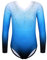 ZNYUNE Mädchen Farbverlauf Gymnastikanzug Langarm Kinder Gymnastik Trikot Klassisch 152 Blue 10A