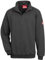 Nitras Herrenpullover Motion TEX Plus für die Arbeit mit Gummibund & hohen Stehkragen in Schwarz Größe M