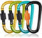 KALIM 3D-Ring Carabiner Clips,Aluminum Key Carabiner Clip,light but strong (4 pack)