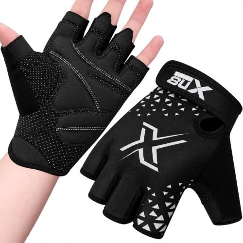 Xn8 Fitness Handschuhe Trainingshandschuhe sporthandschuhe Gewichtheber Handschuhe Fahrradhandschuhe für Damen und Herren Gewichtheben Krafttraining Bodybuilding Kraftsport Training