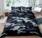 Camouflage Bettwäsche Set 1/2 Person Kinder Erwachsene Bettbezug mit Reißverschluss Abstrakte Art Quilt Set Schlafzimmer Komfortable Polyester Mikrofaser Bettwäsche (Marine, 135_x_200_cm)