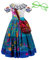 Lito Angels Encanto Mirabel Kleid Kostüm Verkleidung mit Tasche und Brille Grün für Kinder Mädchen Größe 8-9 Jahre 134 (Tag-Nummer 150)