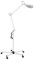 LENJKYYO 8X LED Lupenleuchte Lupenlampe 5-Dioptrien mit Standfuß Lupe Standlupe Kaltlicht Kosmetik Arbeitsplatzlampe zum Lesen 24W Kosmetische Licht Dioptrien Lamp Weiß
