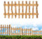 BooGardi Beeteinfassung Holz · viele Größen · Höhe 30cm x Breite 60cm · Gartenzaun für Beetumrandung · natürliche Rasenkante · Lattenzaun Haselnuss Eyecatcher