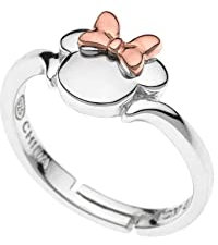 Disney Mädchen-Kinderring 925er Silber One Size (Minnie 2)
