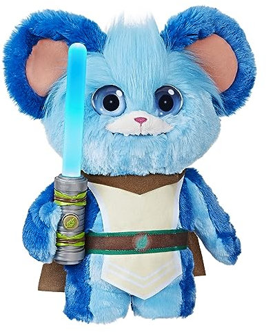 Star Wars: Young Jedi Adventures Jabberin' Jedi Nubs, peluche électronique, lumières et sons, jouets, jouets préscolaires pour garçons et filles de 3 ans
