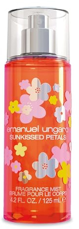 Emanuel Ungaro Sunkissed Petals Fragrance Mist for Women, 4.2 Fl. Oz.