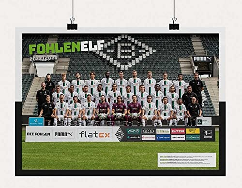 Borussia Mönchengladbach Poster - Team 2022/23 - Mannschaftsposter Teamplakat BMG