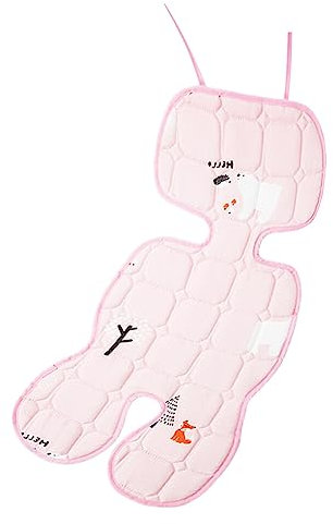 ISAKEN Atmungsaktive Sommer Sitzeinlage, Baby Sommer Kühlmatte Babybett Pad Universal Sitzauflage für Kinderwagen, Buggy, Kindersitz und Babyschale, Atmungsaktiv und Schweißabsorbierend