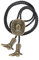 Bolo Krawatten für Herren, Western-Stil, 3D-Cowboyhut-Design mit Vintage-Stiefeln, Western-Bola-Krawatte, Cowboyhut, Large
