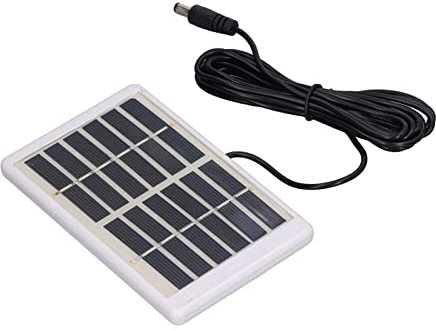 Yuecoom Panneau Solaire, 1.2W 6V 9V Portable Léger Polysilicium Cristaux DC Interface Panneau De Chargeur Solaire pour Pompes à Eau